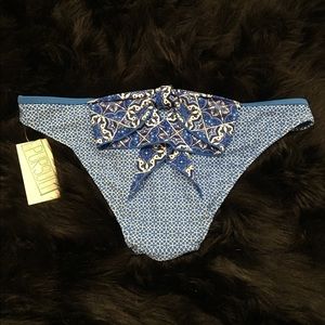 NWT PURSUIT Bow Back Bikini Bottom